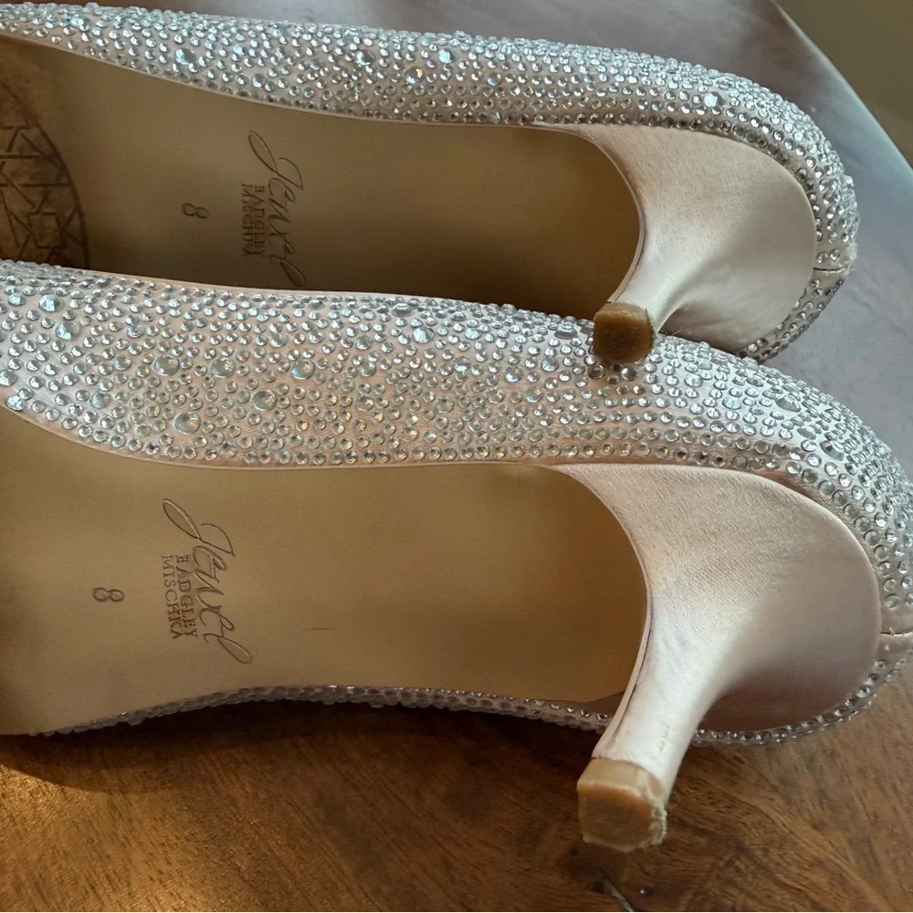 Badgley Mischka Frenchie Pointed Toe Kitten Heel - Picture 9 of 14